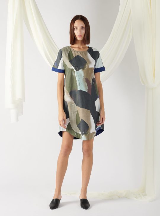 printed voluminous dress