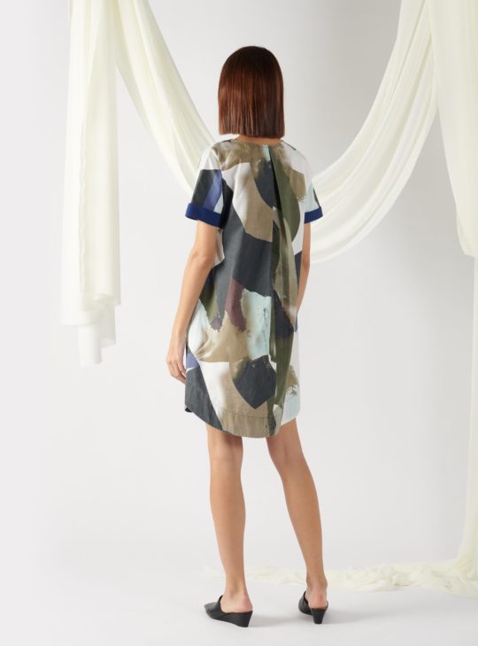 printed voluminous dress