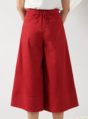 wide-leg trousers in red