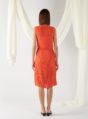 pleated dress with waist belt